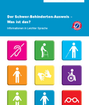 Bild von der Titelseite der Broschüre: Der Schwer-Behinderten-Ausweis - Was ist das